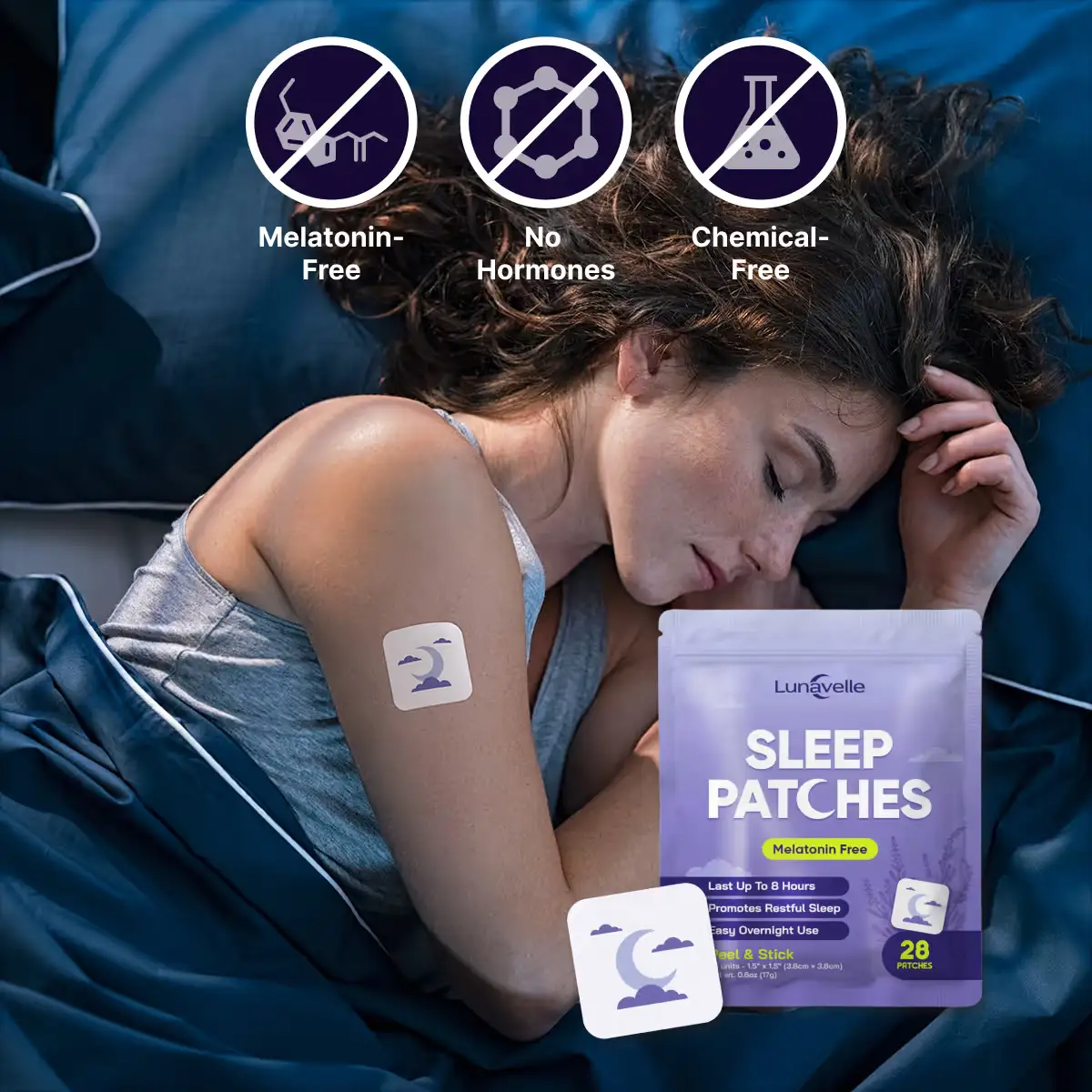 Lunavelle Melatonin-Free Sleep Patch